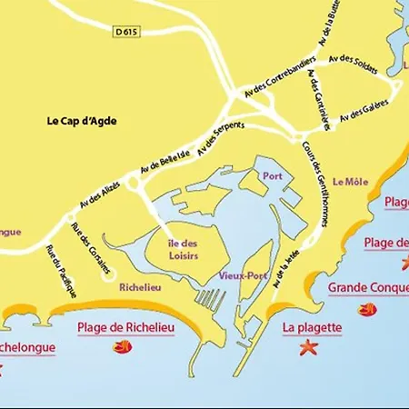 Bel T2 Au Cap D'agde Avec Terrasse, Parking, Proche - Fr-1-749-31 Apartment
